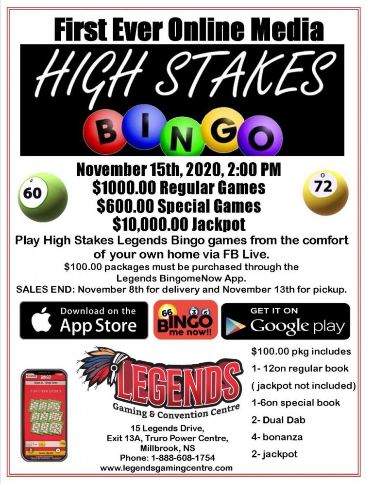 high stake bingo buffalony